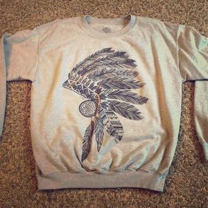 Crew Neck Empire Sweatshirt